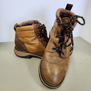 Durango Womens Lace Up Leather Work Snow Boots Size 7.5
